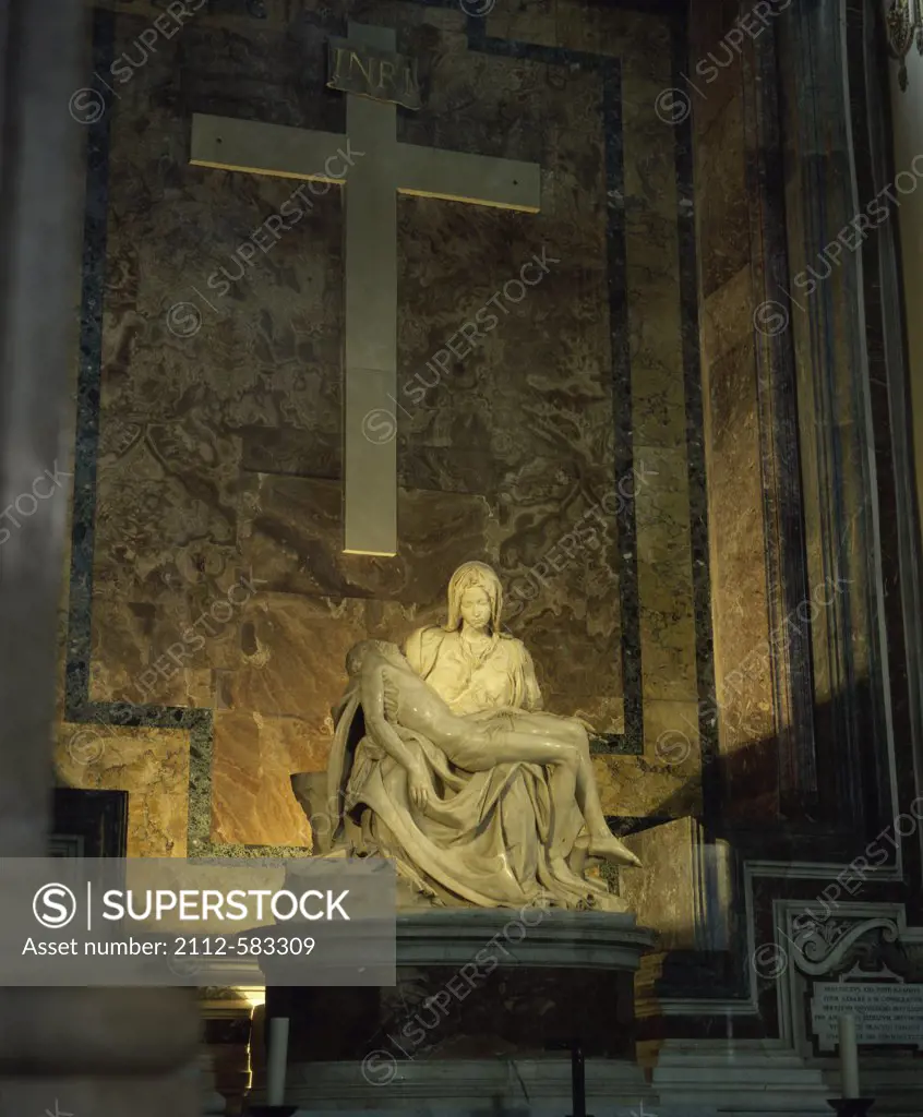 The Pieta by Michelangelo St. Peter's Basilica Vatican City