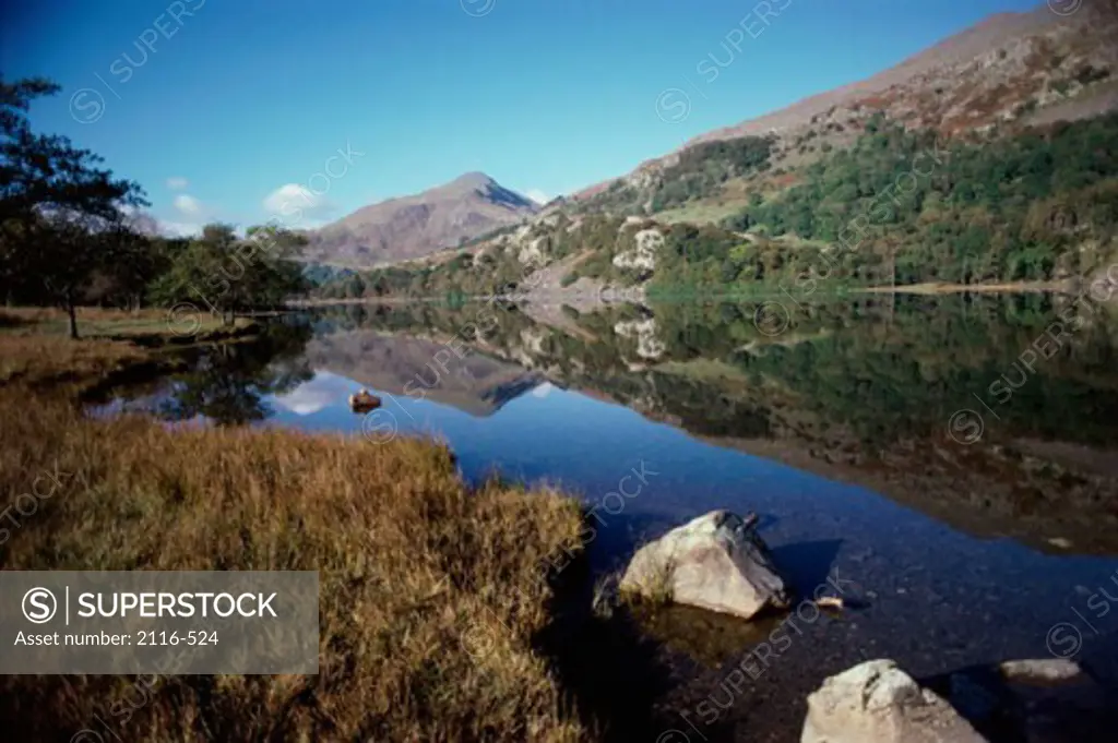 Panoramic view of Snowdonia National Park, Wales