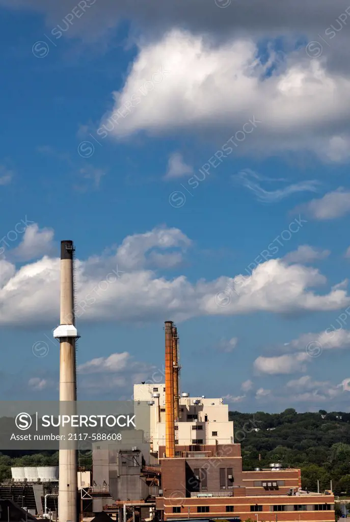 USA, Minnesota, Rochester, Coal power plant of public utility
