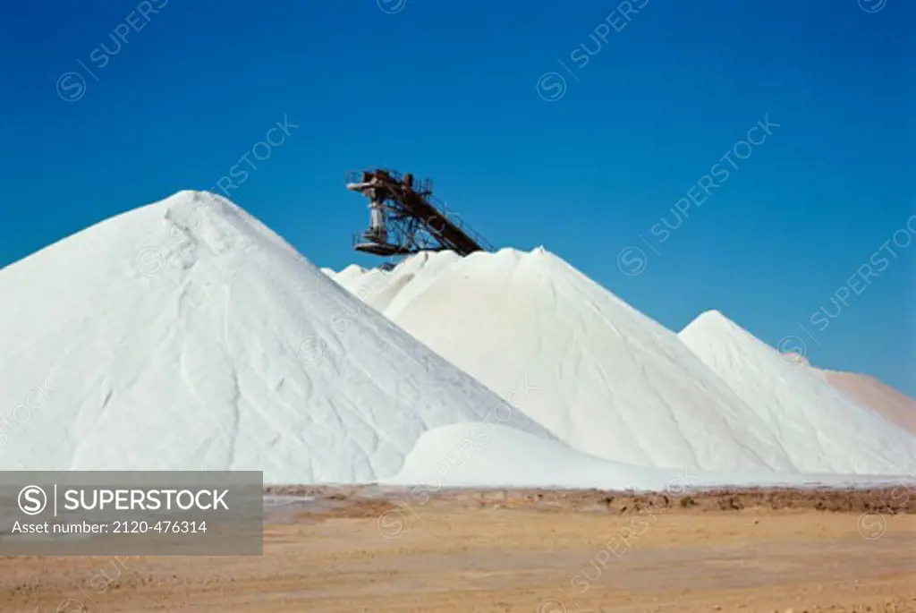 Salt Stockpiles, Port Hedland, Australia
