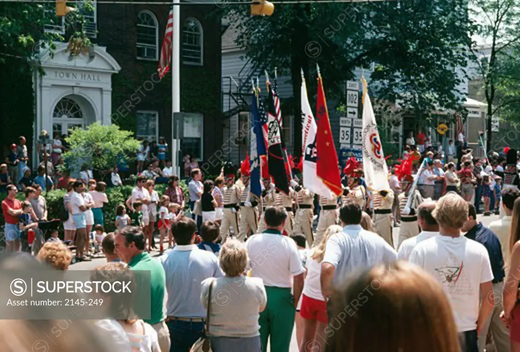 US Memorial Day parade, Ridgefield, Connecticut, USA