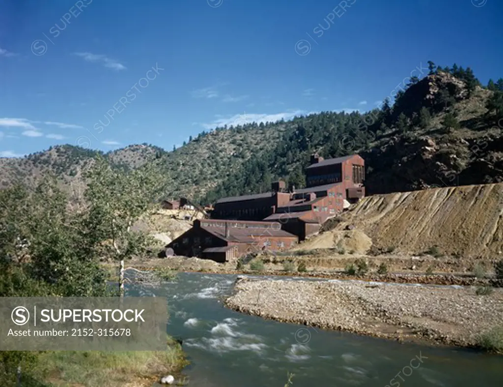 Silver mine at riverside, Colorado, USA