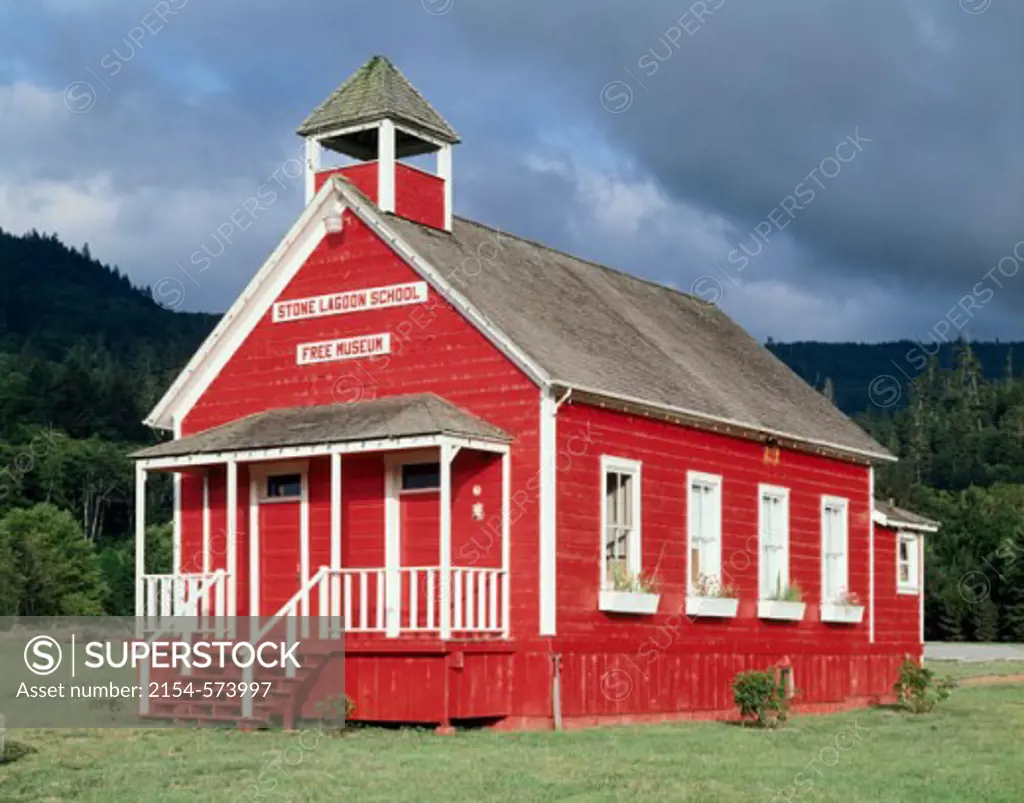 Little Red SchoolhouseStone LagoonCaliforniaUSA