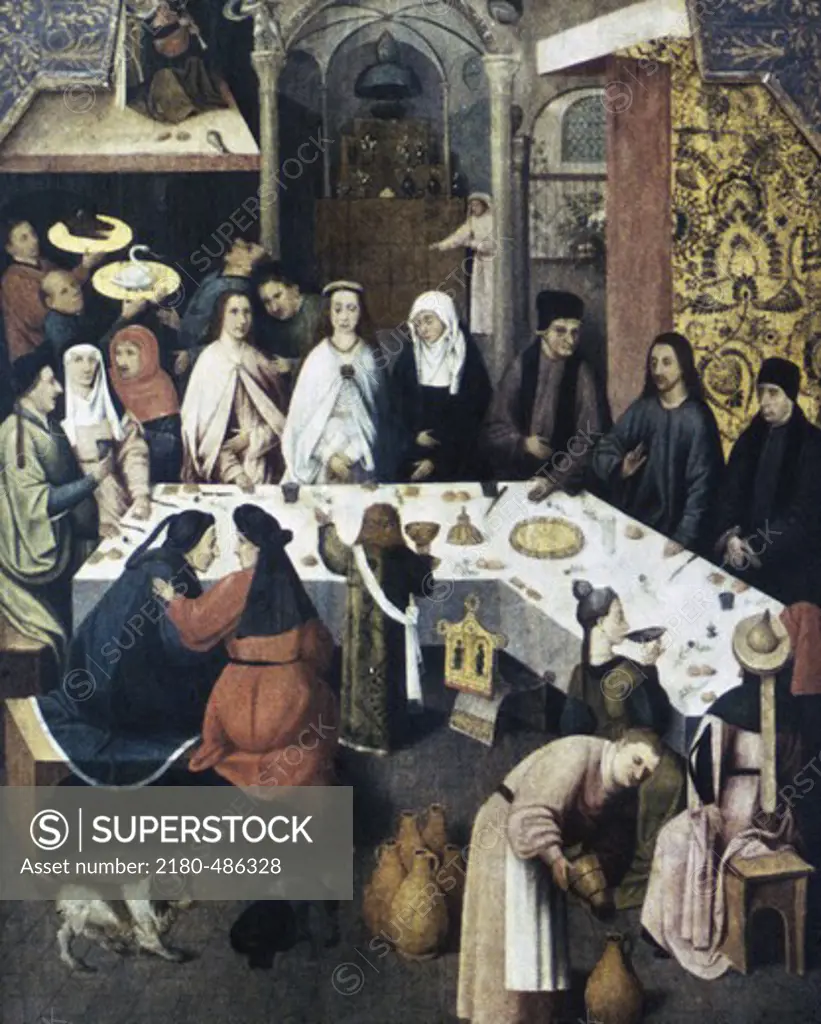 The Marriage Feast at Cana  Hieronymus Bosch (ca. 1450-1516 Netherlandish)  Oil on panel Museum Boijmans Van Beuningen, Rotterdam, Netherlands
