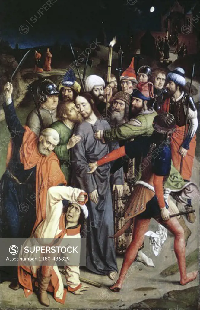 The Betrayal of Christ Hieronymus Bosch (1450-1516 Netherlandish) 