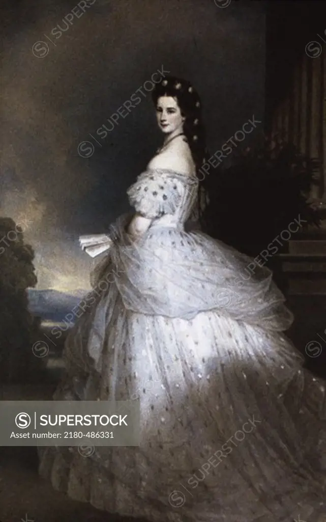 Empress Elizabeth of Austria Franz Xaver Winterhalter (1806-1873 German)  