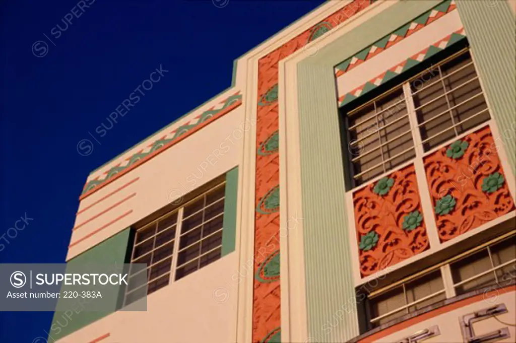 Art Deco building, Miami Beach, Florida, USA