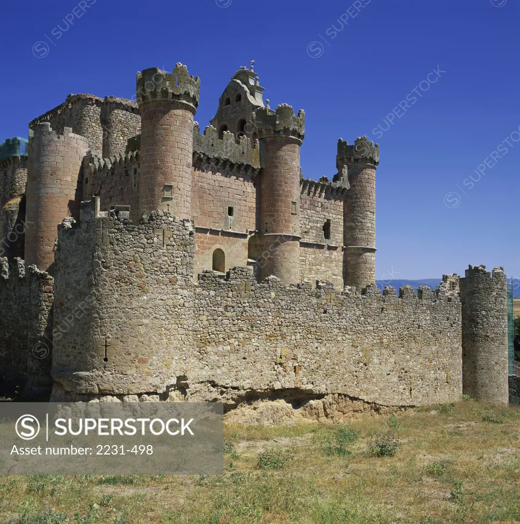 Ruins of a castle, Turegano Castle, Turegano, Spain