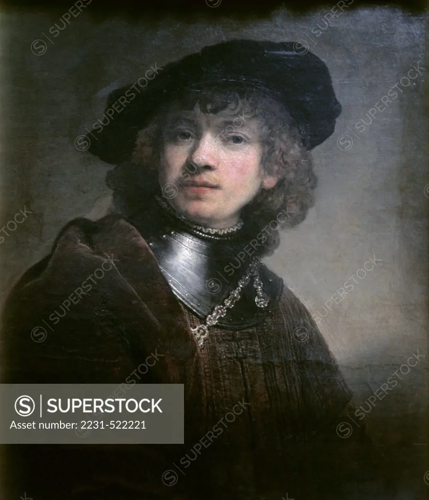 Self Portrait Rembrandt Harmensz van Rijn (1606-1669 Dutch) Galleria Degli Uffizi,Florence 