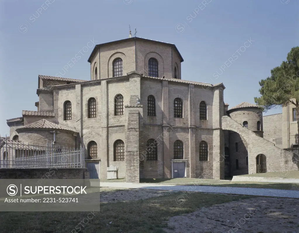 Rear View of San Vitale Ravenna Italy