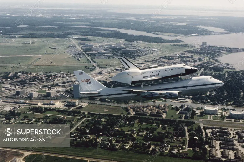 Space Shuttle Endeavour Atop NASA Shuttle Carrier Aircraft