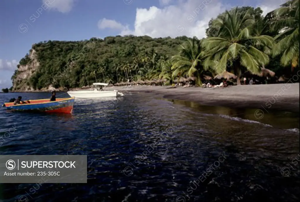 Soufriere Beach St. Lucia West Indies