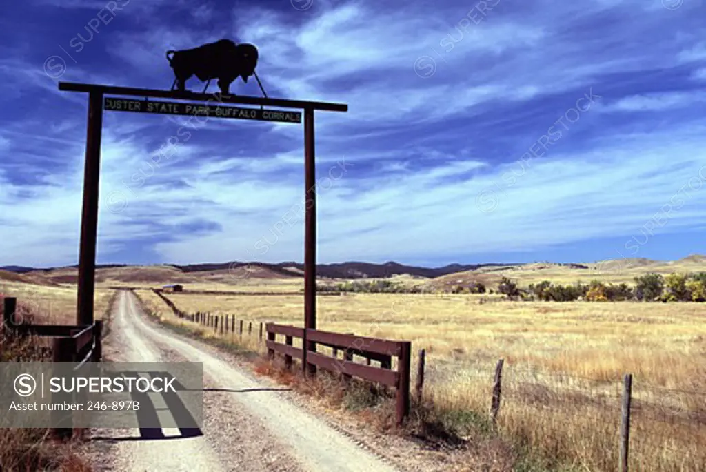 Buffalo Corrals Custer State Park South Dakota USA