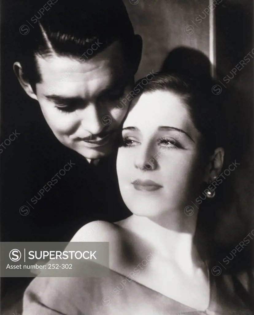 Clark Gable and Norma Shearer     