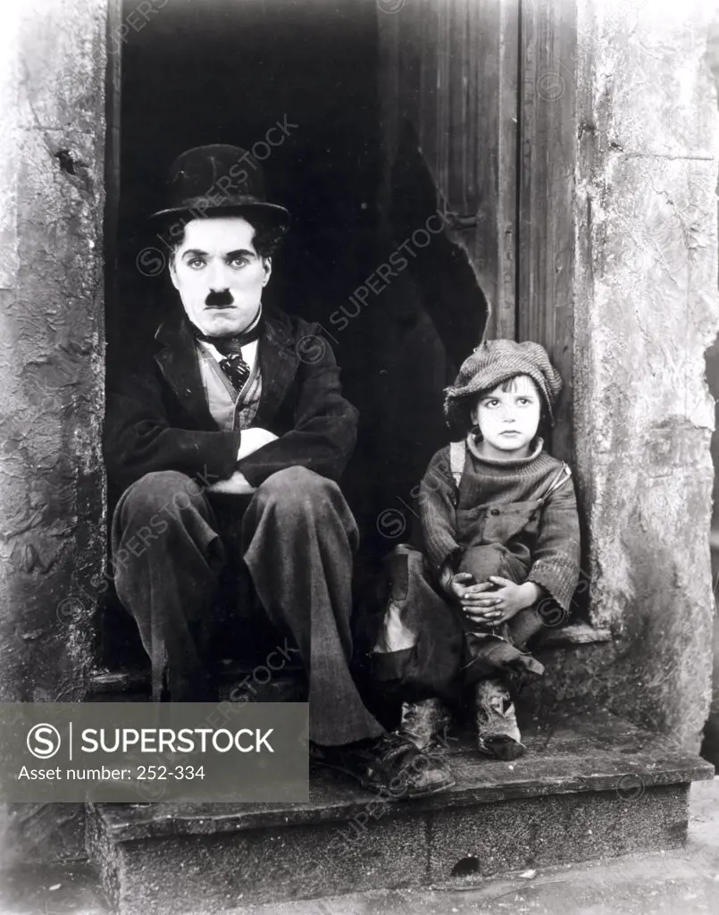 Charlie Chaplin and Jackie Coogan  The Kid  1921      