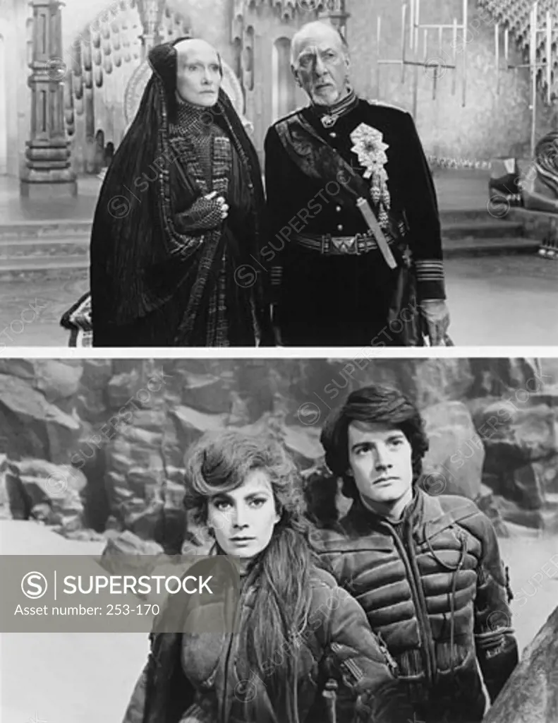 Sian Phillips and Jose Ferrer (Top) Francesca Annis and Kyle MacLachlan (Bottom) "Dune", 1984