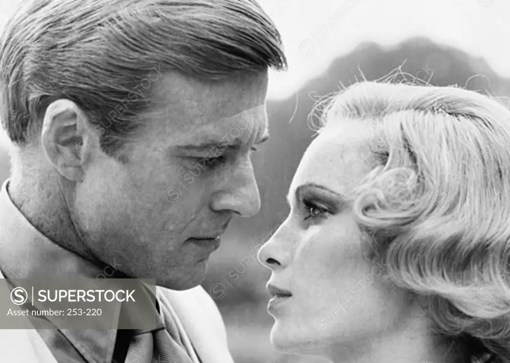 Mia Farrow and Robert Redford, The Great Gatsby, 1974