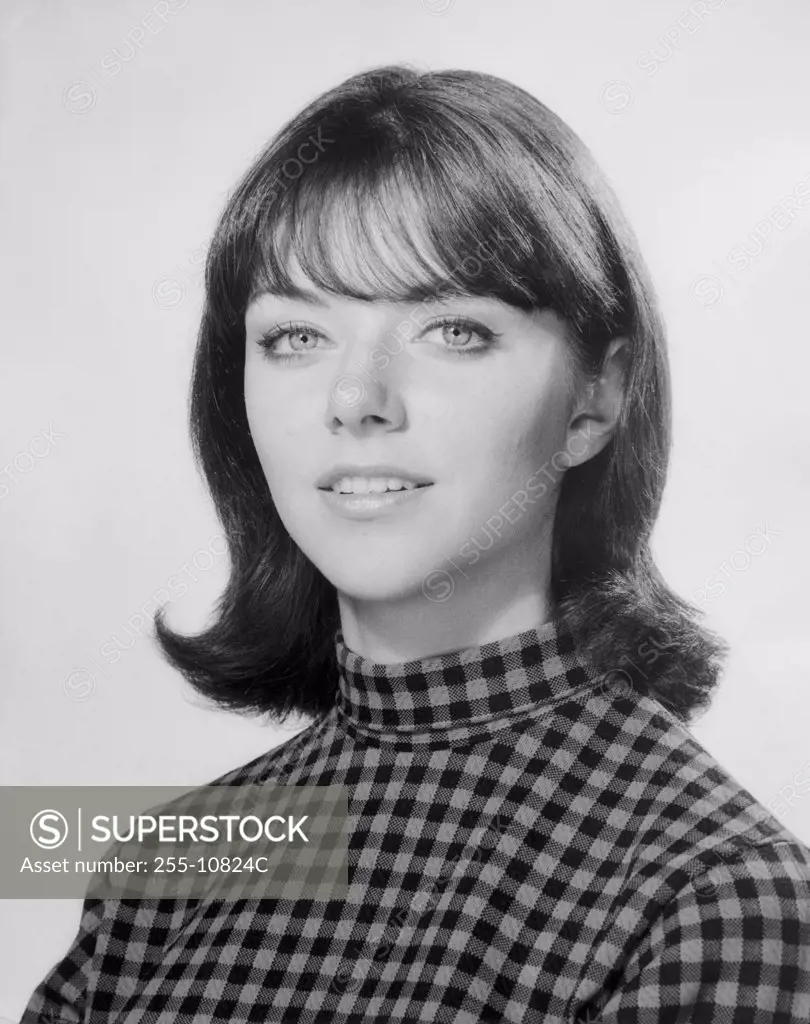 Portrait of a young woman smiling