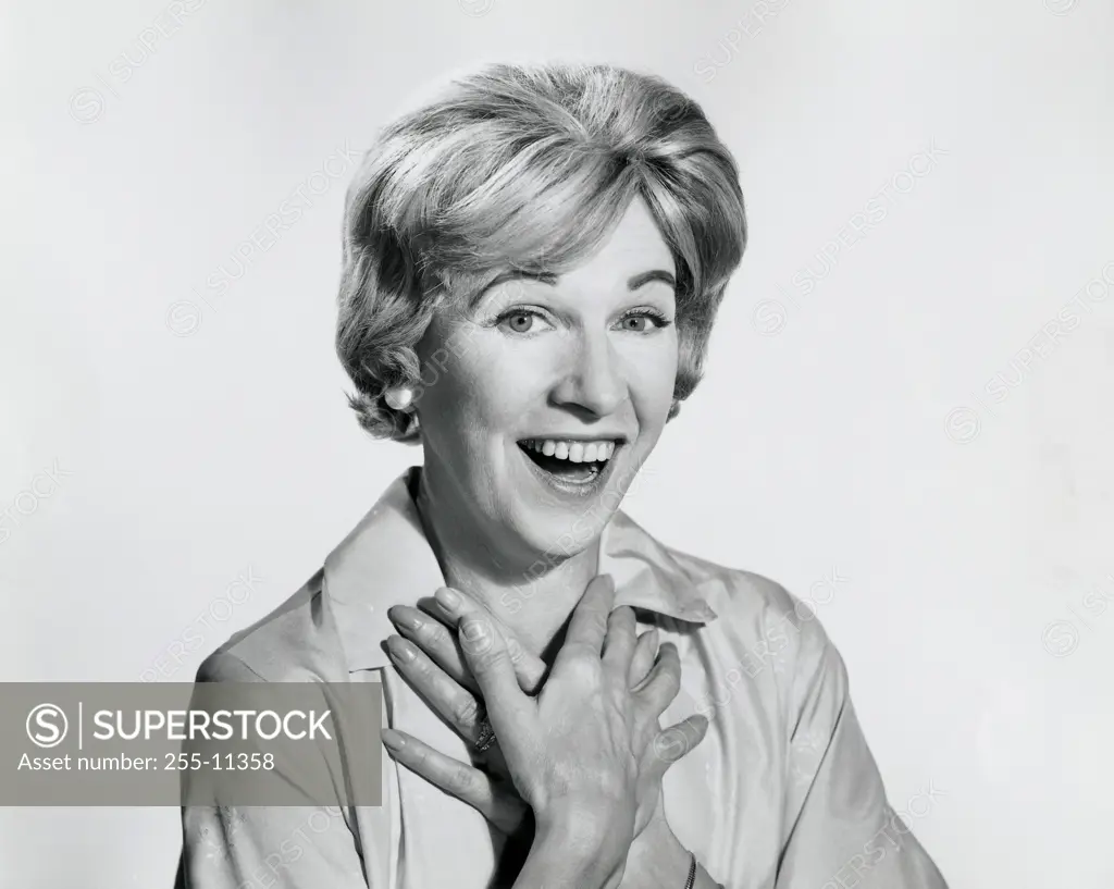 Portrait of a mid adult woman laughing