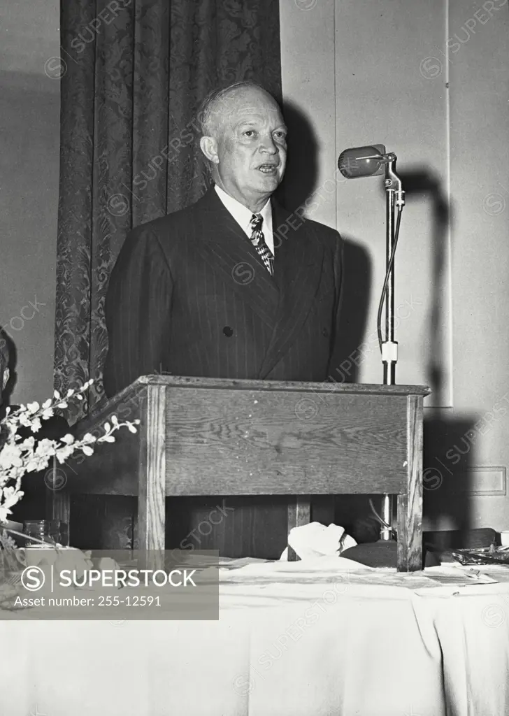 Vintage Photograph. General Dwight D Eisenhower as president of Columbia university