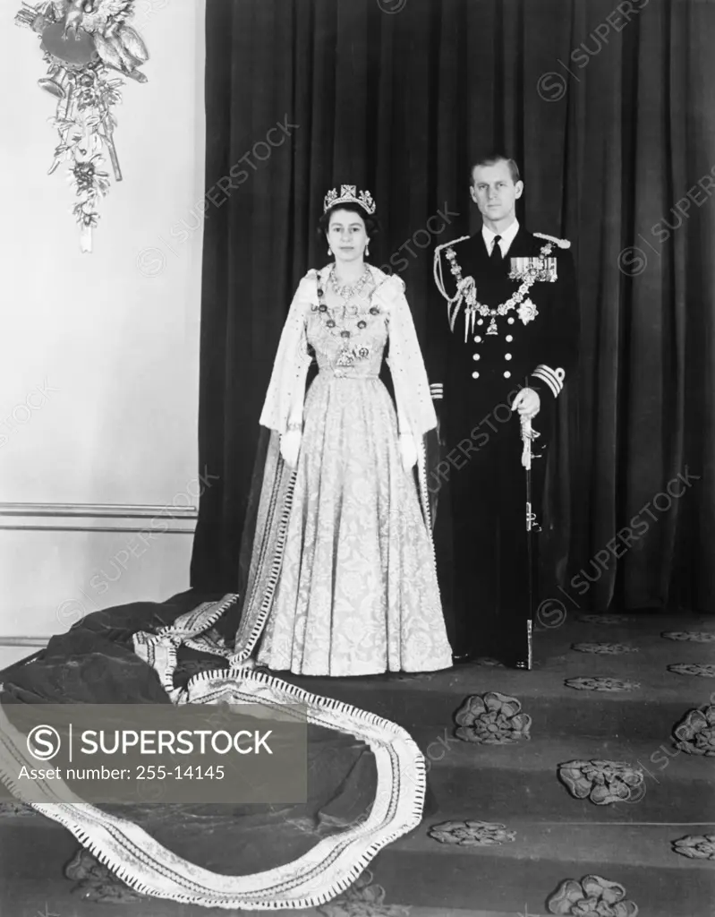 Queen Elizabeth II and Her Husband The Duke of Edinburgh