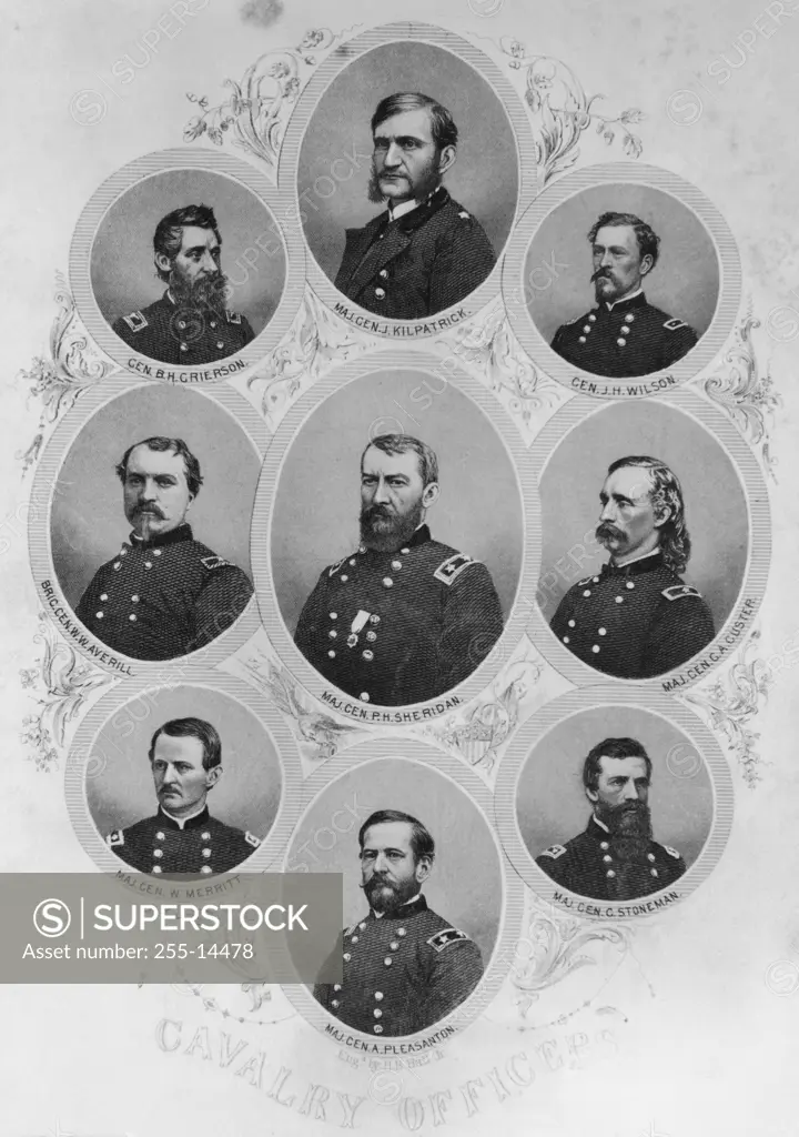 Federal Calvary Officers of the Civil War Period Henry Bryan Hall, Jr. (American) American History