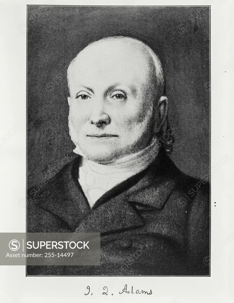 Vintage Photograph. John Quincy Adams (1767-1848) 6th US President American History