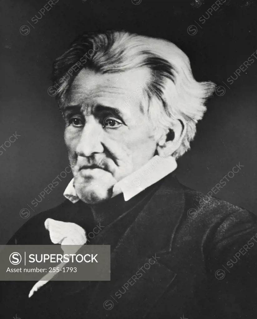 Vintage photograph. Andrew Jackson 7th President of the United States (1767-1845)