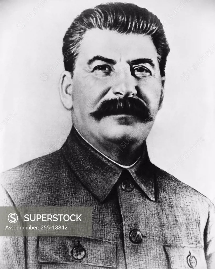Portrait of the leader of the Soviet Union, Joseph Stalin, 1879-1953