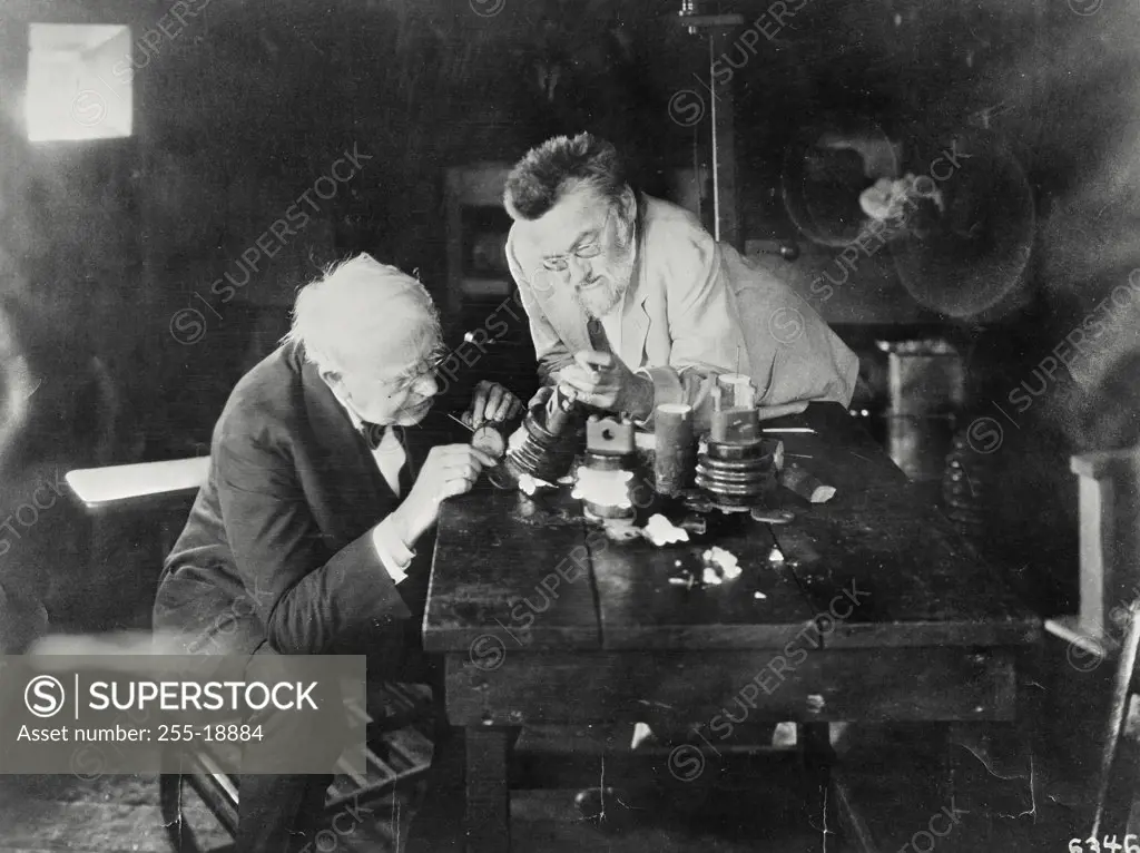 Vintage photograph. Thomas Edison, Inventor, (1837-1931)