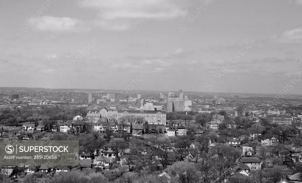Aerial view of a city, Birmingham, Alabama, USA