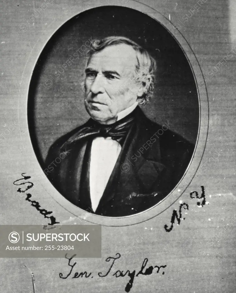 Vintage photograph. Zachary Taylor 12th President of the United States (1784-1850)