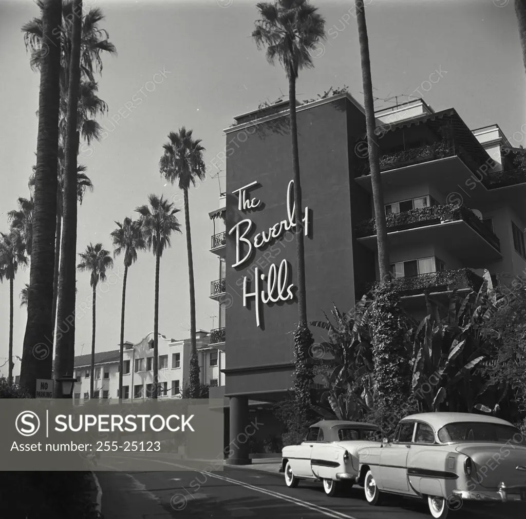 Vintage Photograph. Beverly Hills Hotel, famed honeymoon spot.
