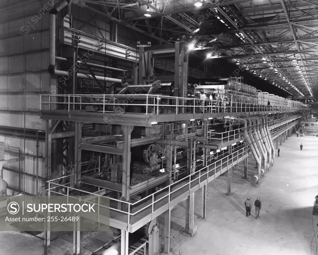 Interiors of a steel mill, Hennepin, Illinois, USA