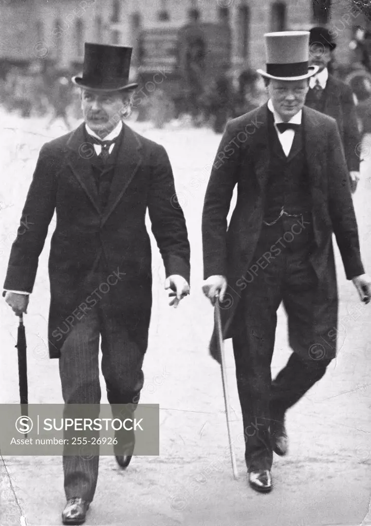 Lloyd George and Winston Churchill
