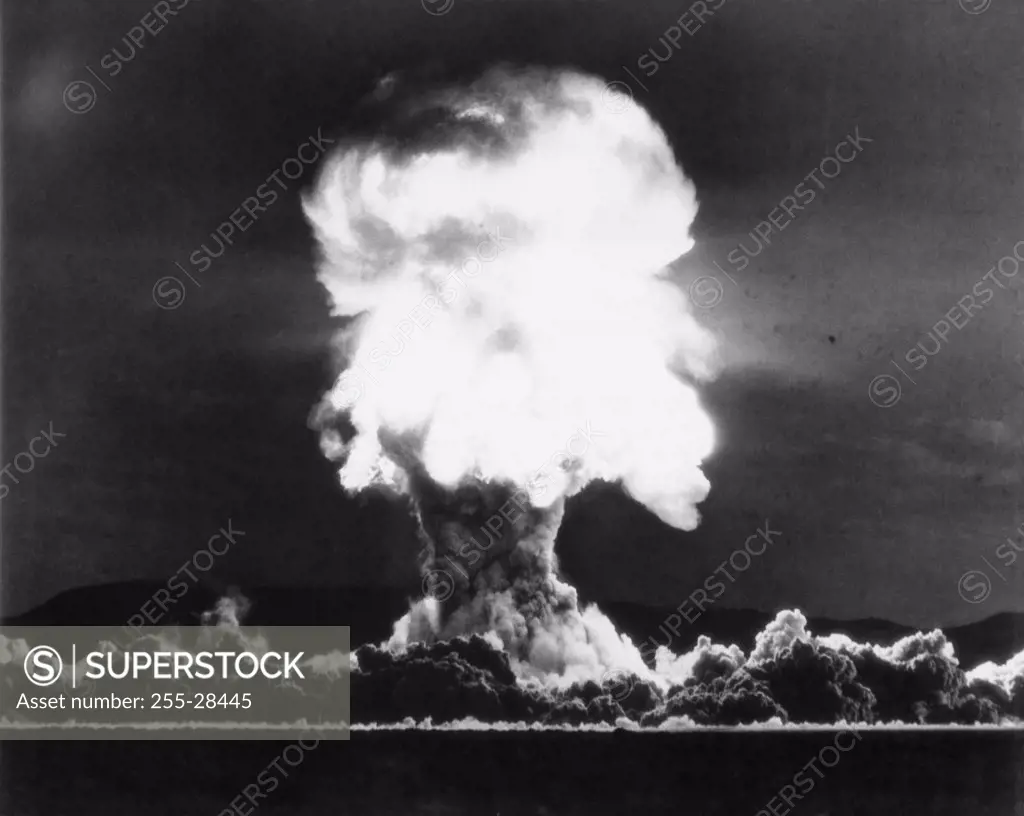 Owens Nuclear Test Detonation, Nevada Test Site, Nevada, USA, July 15, 1957