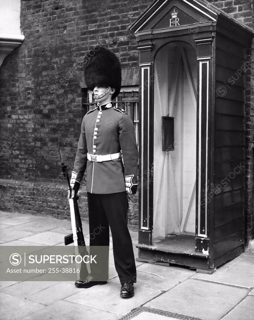 Scots Guard St. James's Palace London England