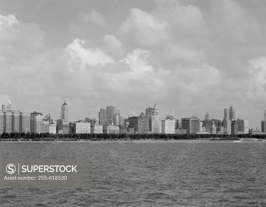 USA, Illinois, Chicago, skyline from Lake Michigan