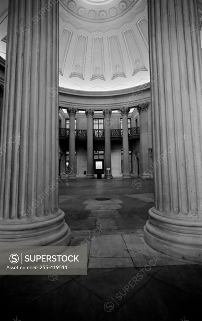 USA, New York City, Federal Hall National Memorial on site of old Federal Hall, first capitol of the United States