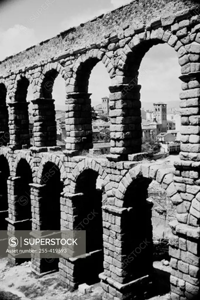 Spain, Segovia, Roman aqueduct