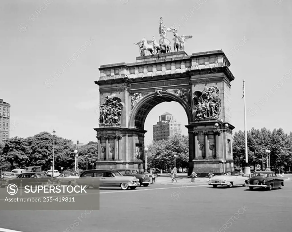 USA, New York State, New York City, Brooklyn, Grand Army Plaza at Prospect Park