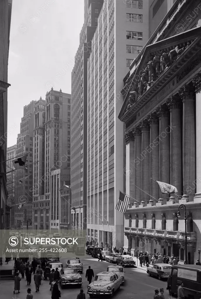 USA, New York State, New York City, Broad Street Stock Exchange