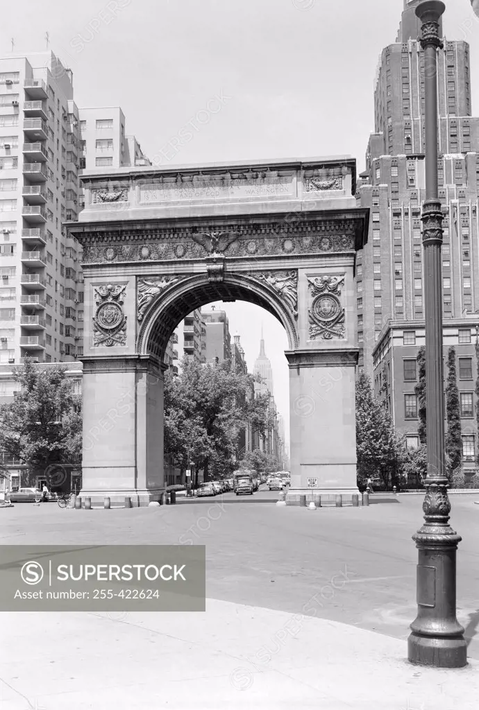 USA, New York State, New York City, Washington Arch