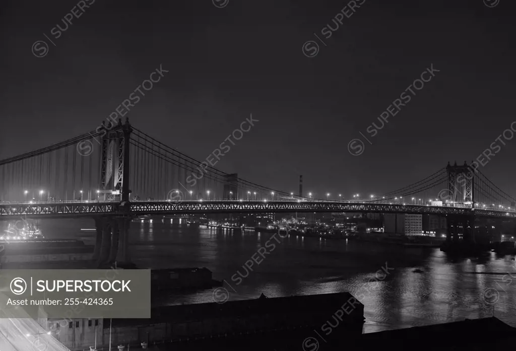 USA, New York City, Manhattan Bridge