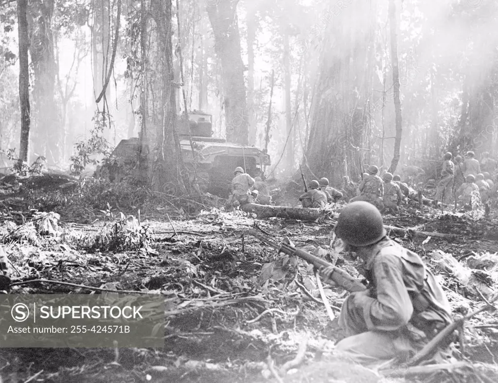 Solomon Islands, Bougainville, General Infantry Against Japanese during World War II