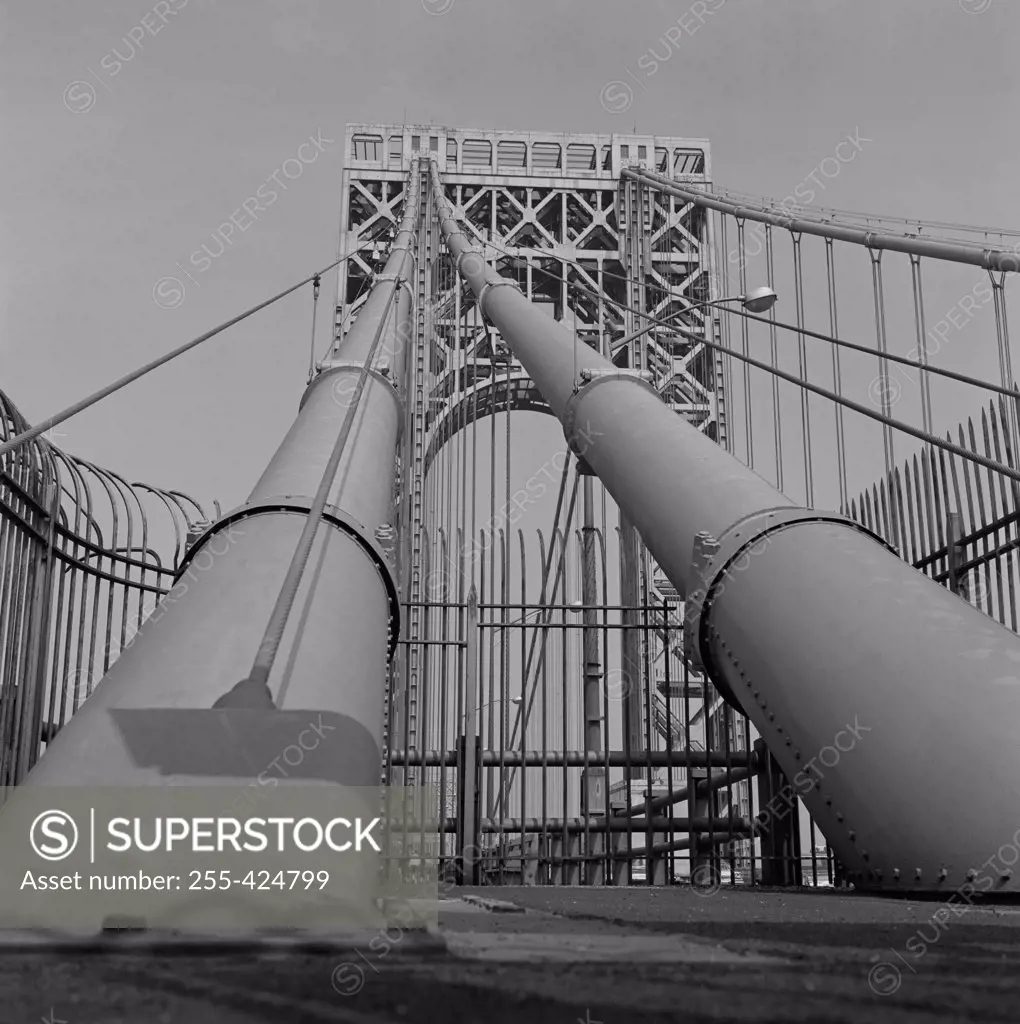 USA, New York State, New York City, Angular study of George Washington Bridge