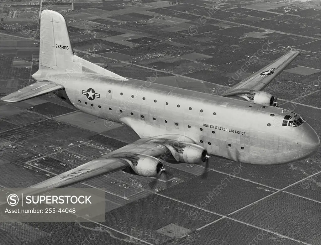 Vintage photograph. Douglas C-124 Globemaster