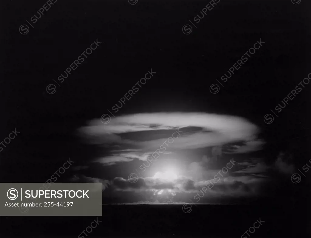 Atomic bomb explosion, Eniwetok, Nuclear Detonation, 1951