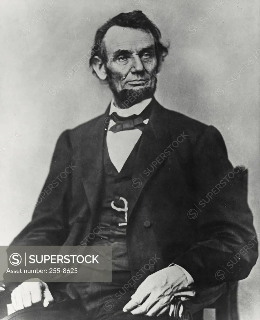 Vintage photograph. Abraham Lincoln, 1809-1865, 16th President of the United States