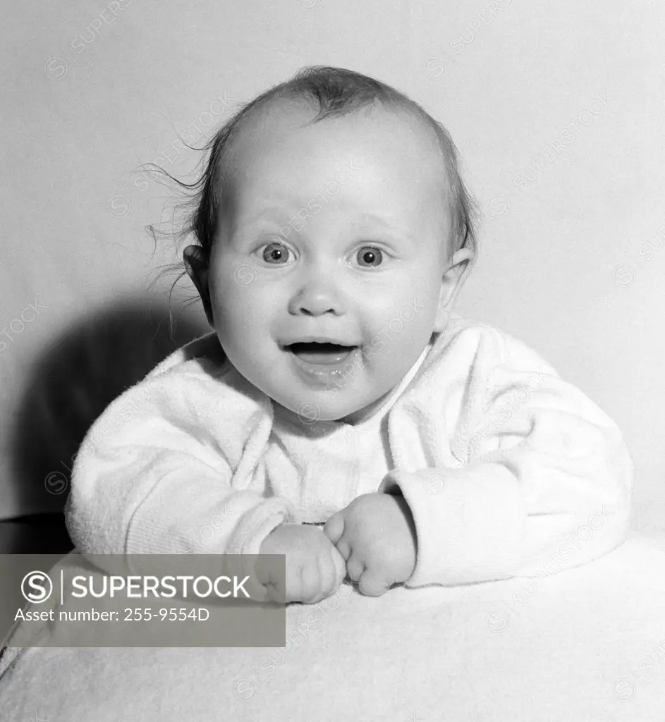 Portrait of cheerful baby